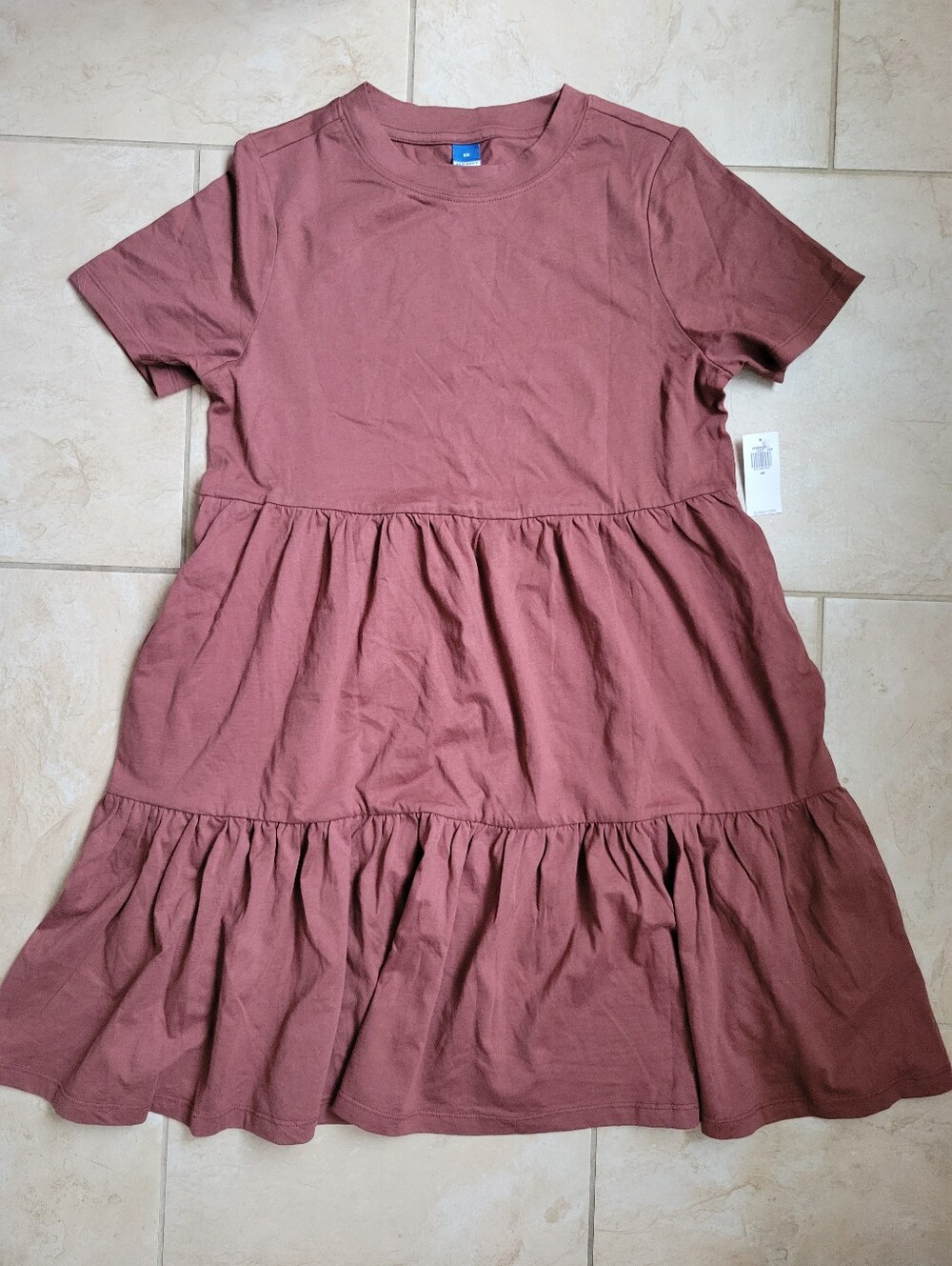 Old Navy Tiered Short-Sleeve Dress - XS